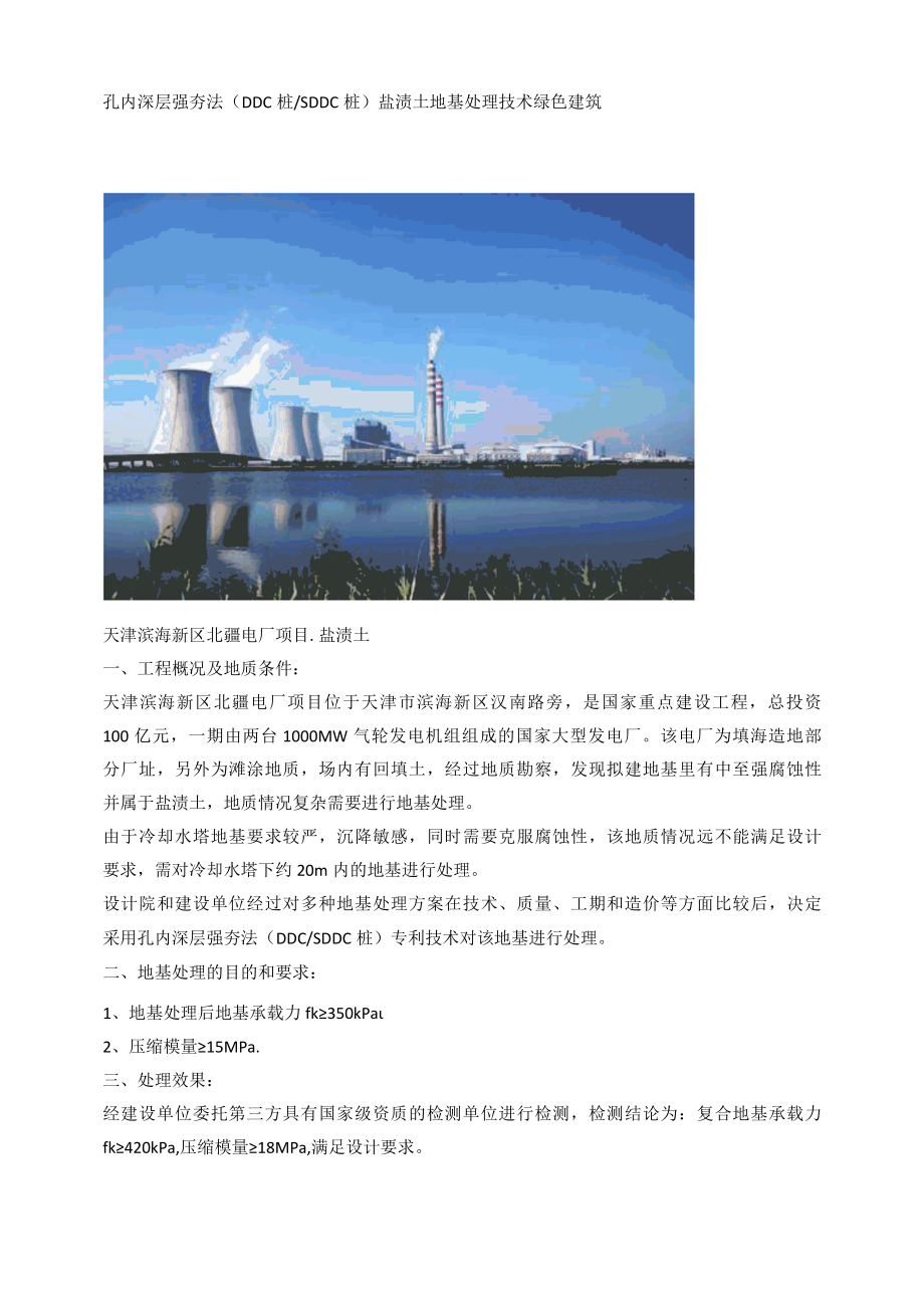 孔内深层强夯法（DDC桩SDDC桩）盐渍土地基处理技术绿色建筑.docx_第1页