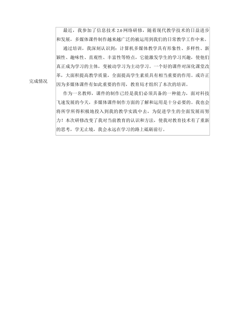 教师信息技术应用能力提升计划与完成情况模板.docx_第3页