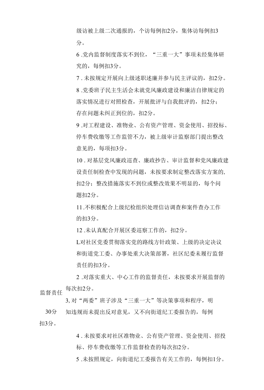 XX街道2019年落实党风廉政建设责任制考核表.docx_第2页