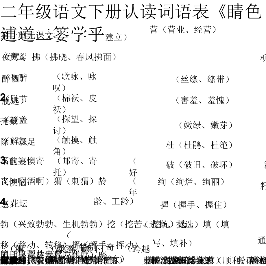 二下二会词语表（认读表）.docx_第1页