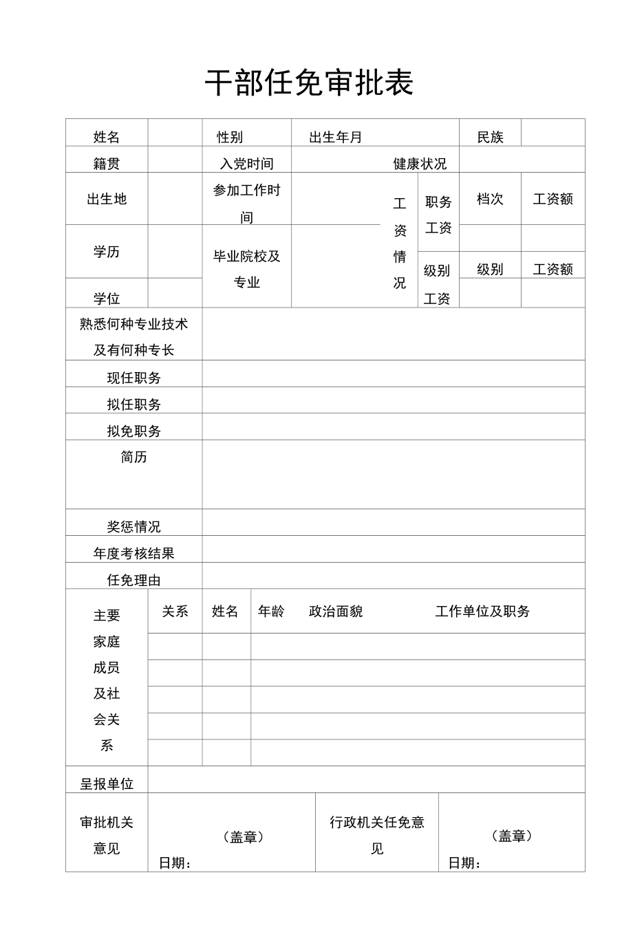 干部任免审批表.docx_第1页