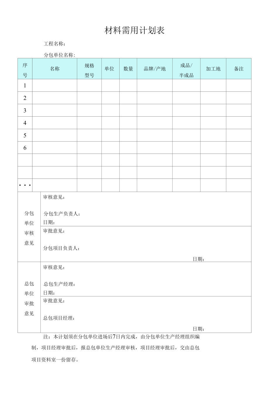 材料需用计划表.docx_第1页