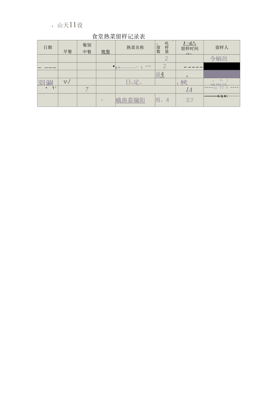 食堂熟菜留样记录表.docx_第2页