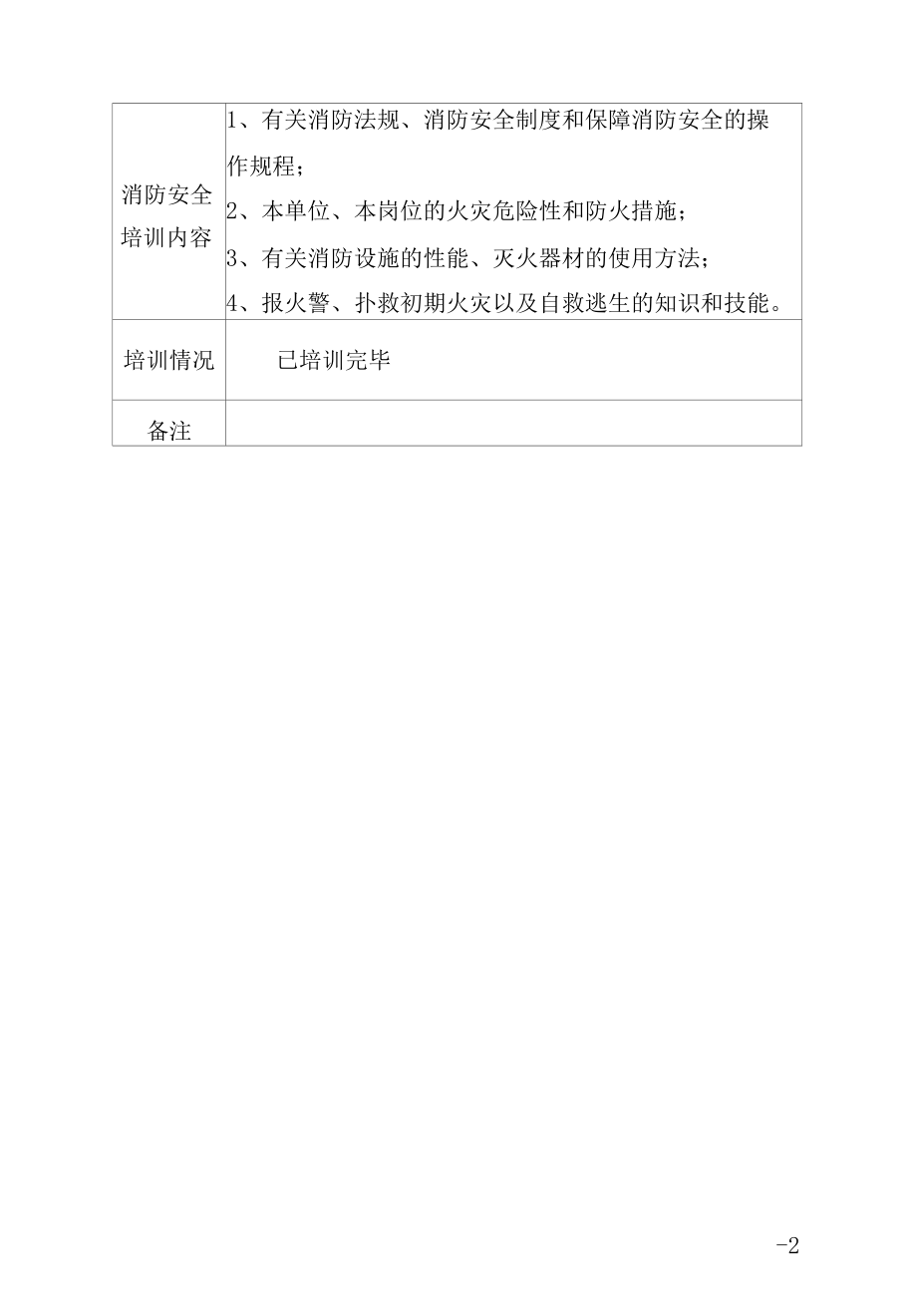 消防安全检查日活动记录表.docx_第2页