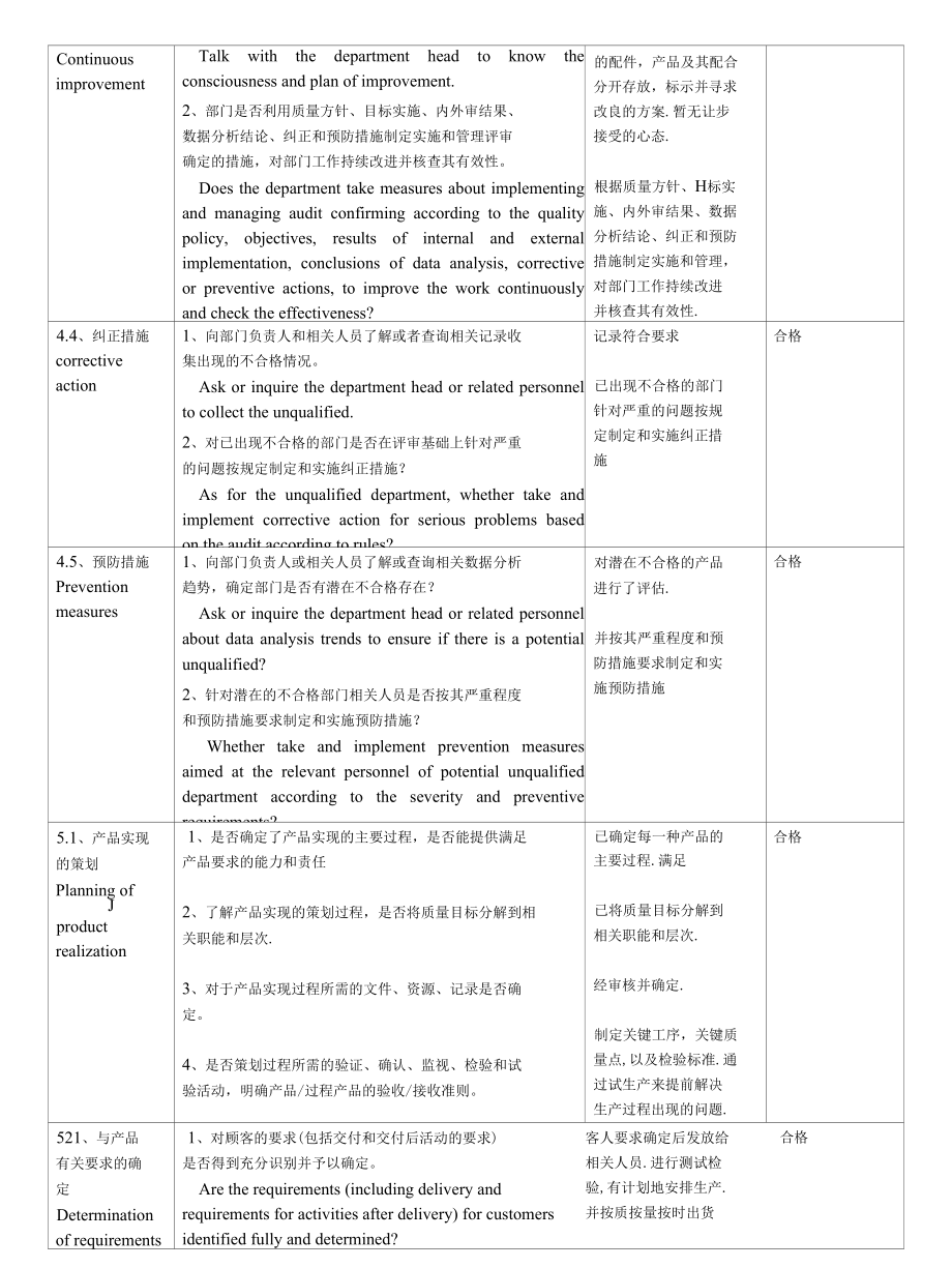 质量内审检查表.docx_第3页