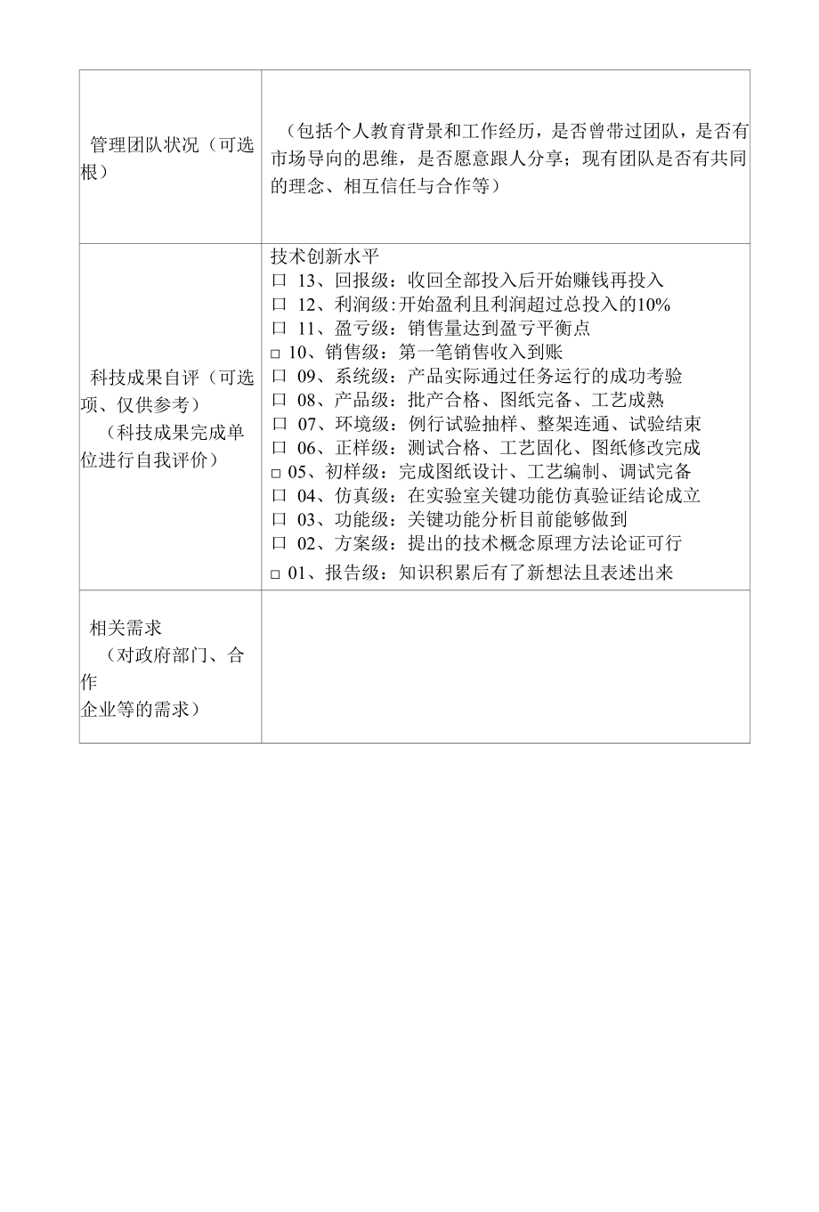 附件2 辽宁省高校可转化科技成果征集表（样表）.docx_第3页