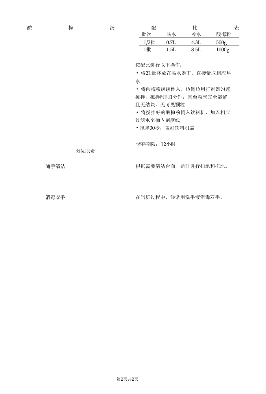 饮料—豆浆酸梅汤观察检查表.docx_第2页