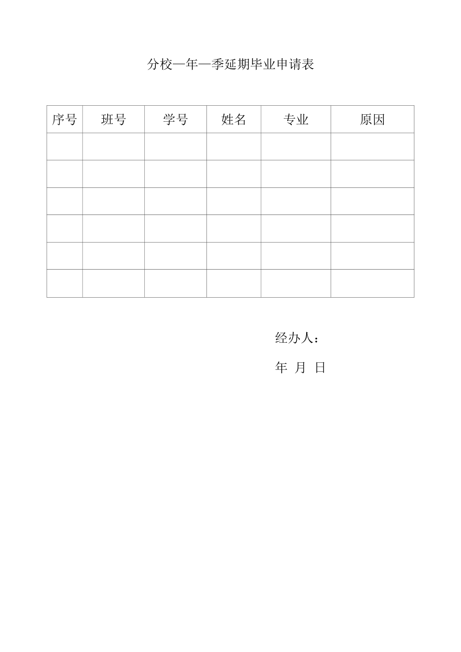 电大延期毕业申请表.docx_第1页