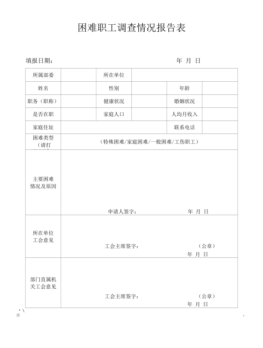 困难职工调查情况汇总表.docx_第2页