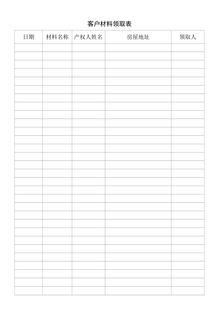 附件5-客户材料领取表复印.docx_第1页