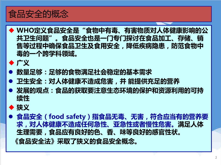 管理制度-食品安全法及其实施条例 精品.ppt_第2页