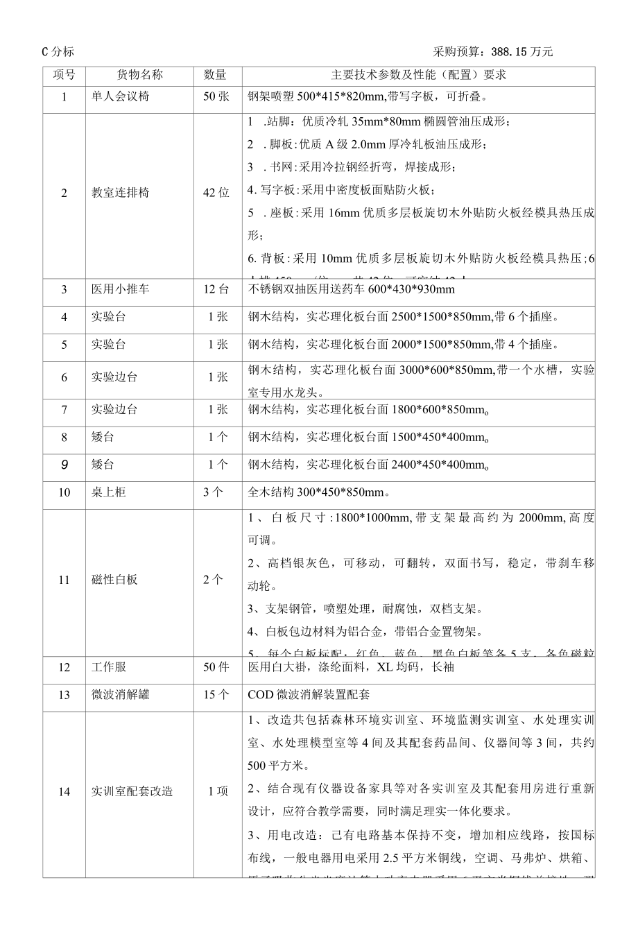 生态工程职业技术学院食品工程教学仪器采购项目.docx_第3页