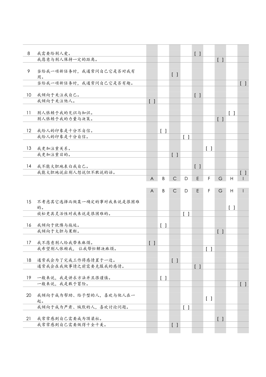 中层管理-九型人格测试题 精品.doc_第3页