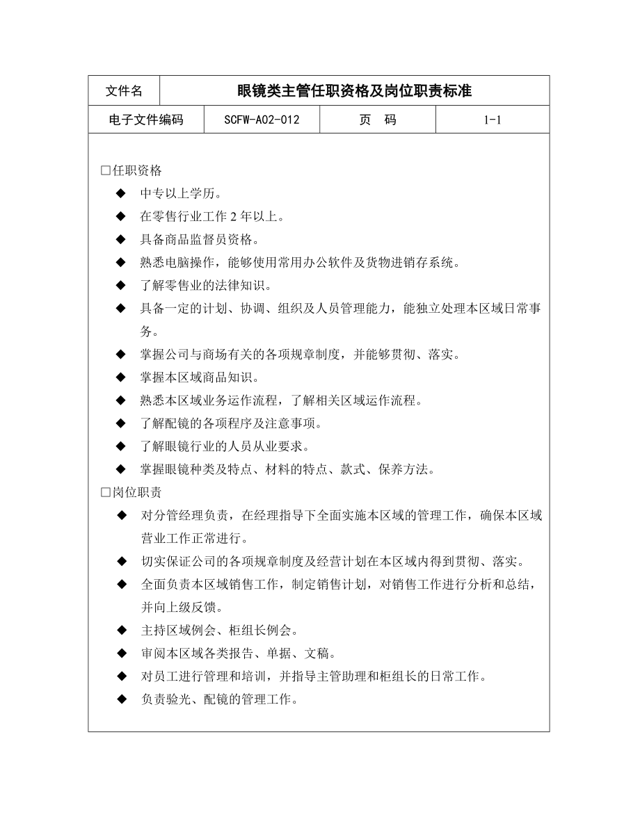 中层管理-眼睛类主管 精品.doc_第1页