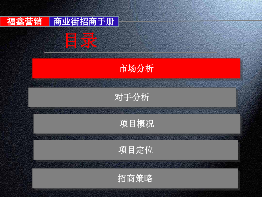 招商策划-XXXX宁波商业街招商手册指导案 精品.ppt_第2页