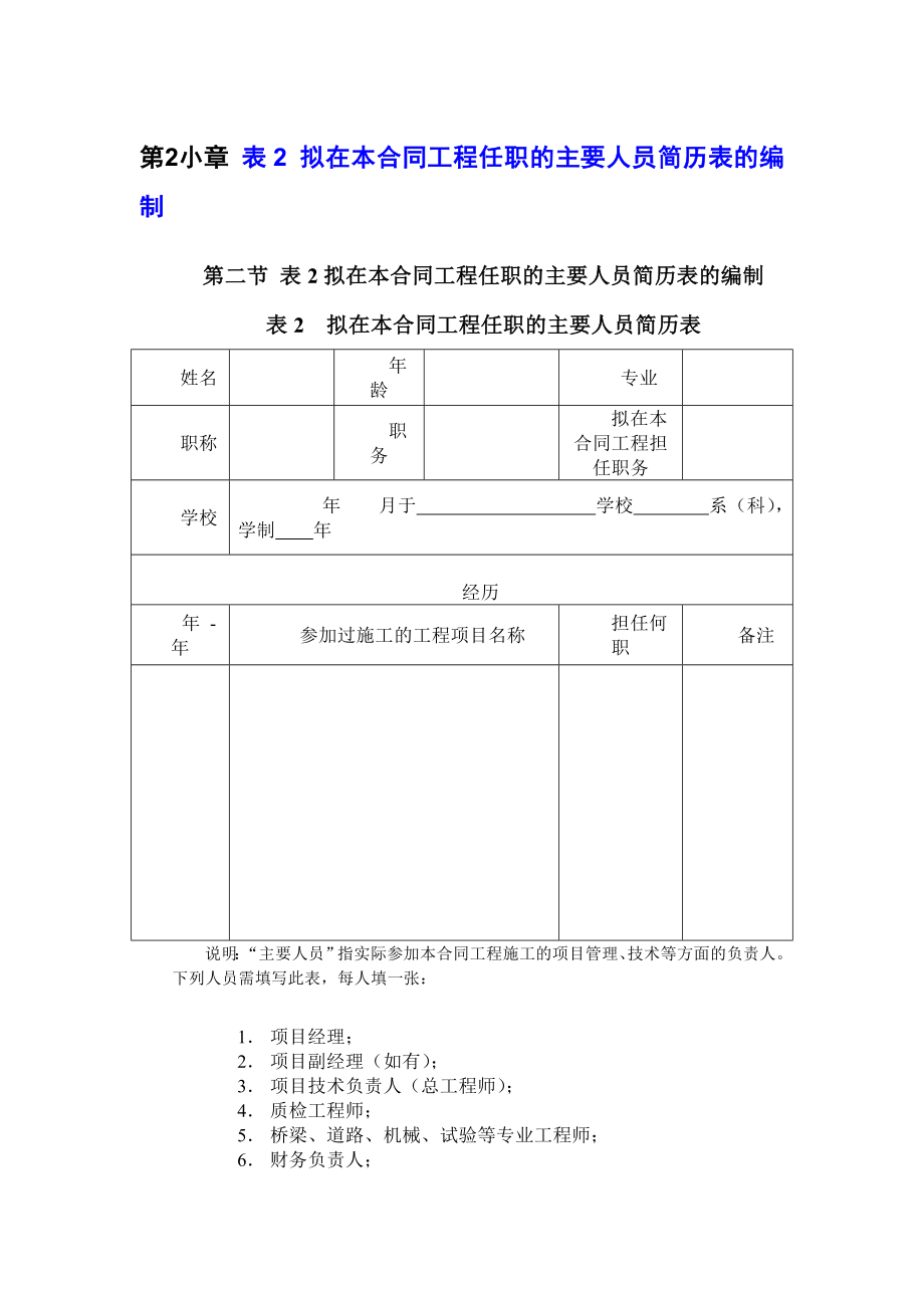 招标投标-国内投标书附表的编制161 精品.Doc_第2页