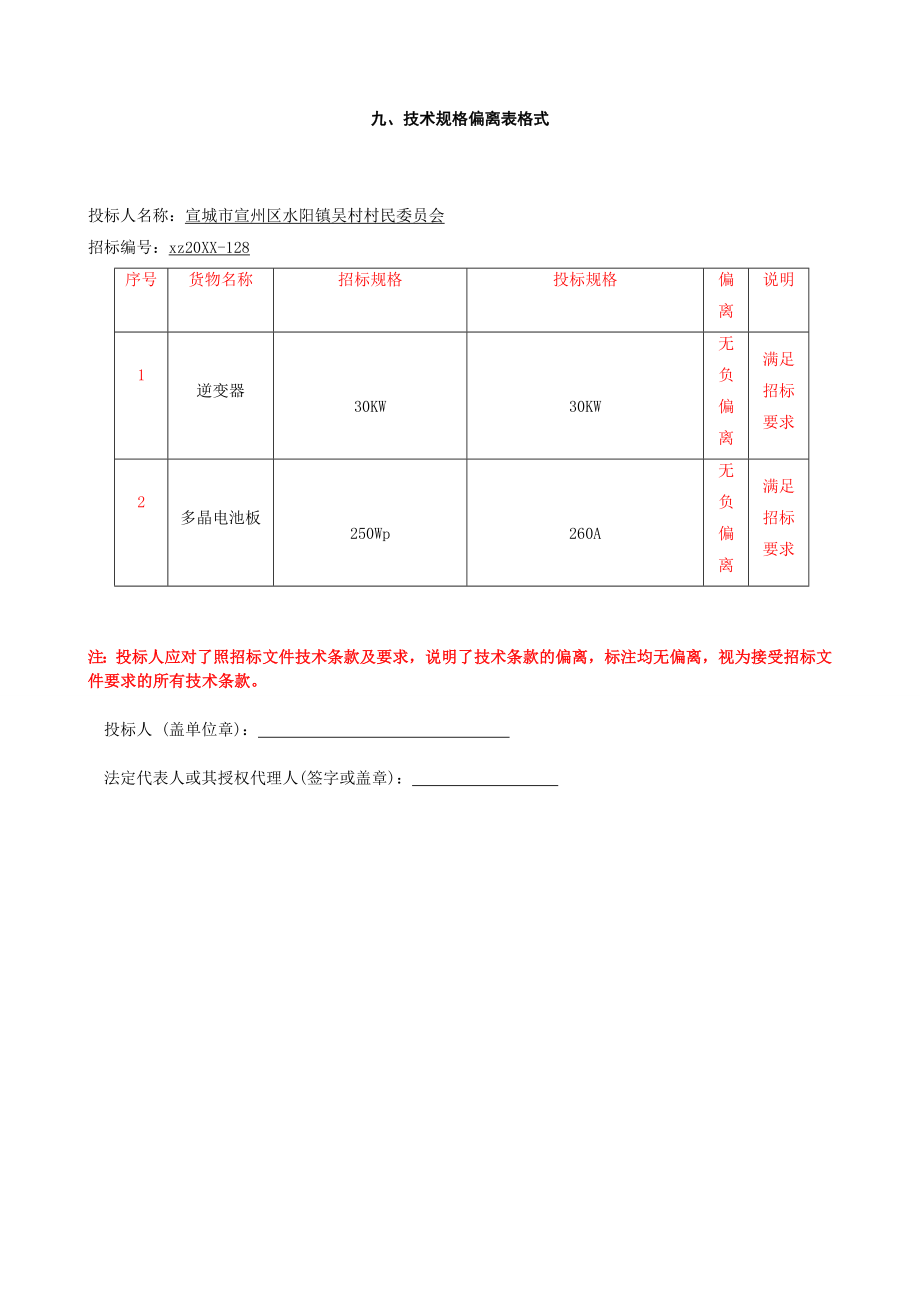 招标投标-伏电站项目技术标投标文件 精品.doc_第2页