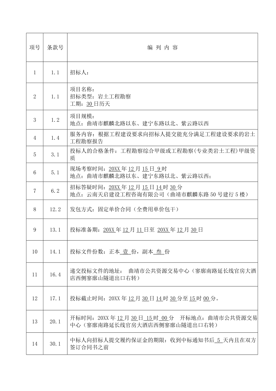 招标投标-岩土勘察工程招标文件审定稿 精品.doc_第3页