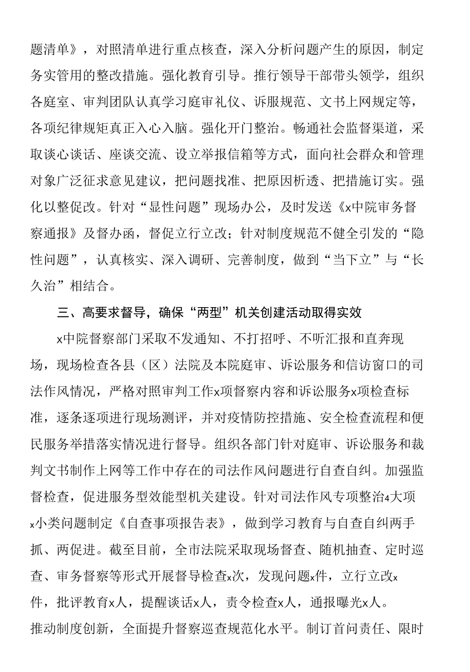 【4篇】法院司法作风突出问题集中整治工作经验材料范文.docx_第2页