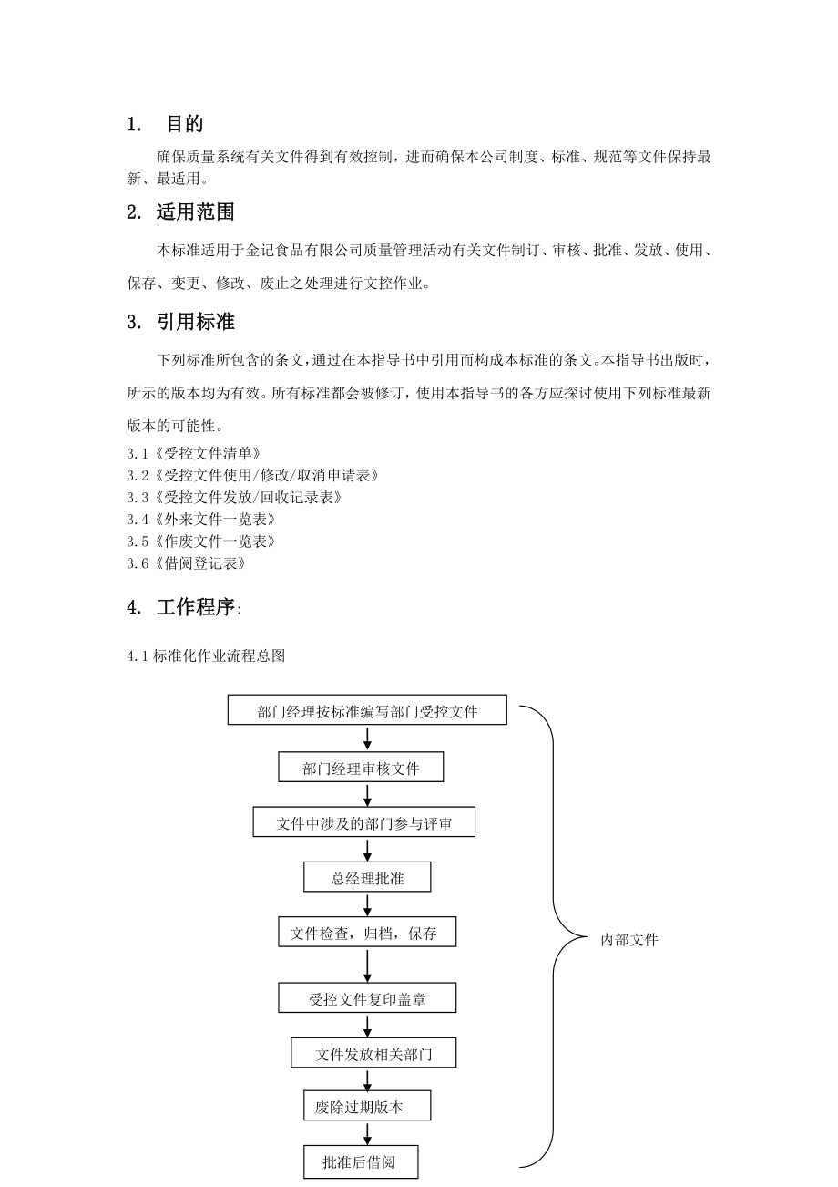 管理制度-文控作业指导书标准化 精品.doc_第2页