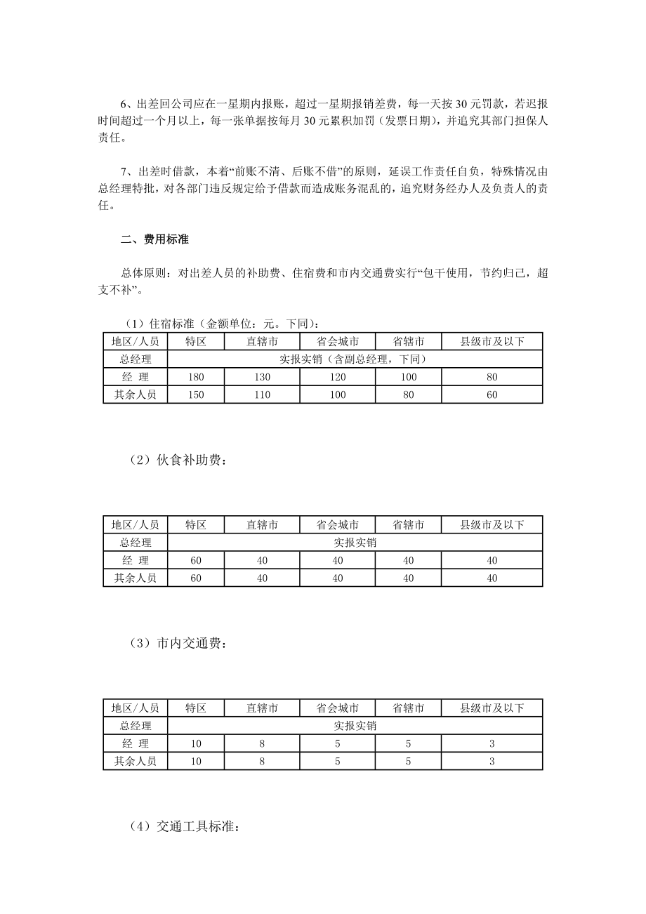 管理制度-差旅费报销制度 精品.doc_第3页