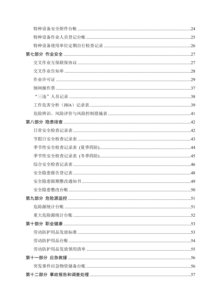 管理制度-通用标准标准化台账填写说明 精品.doc_第3页