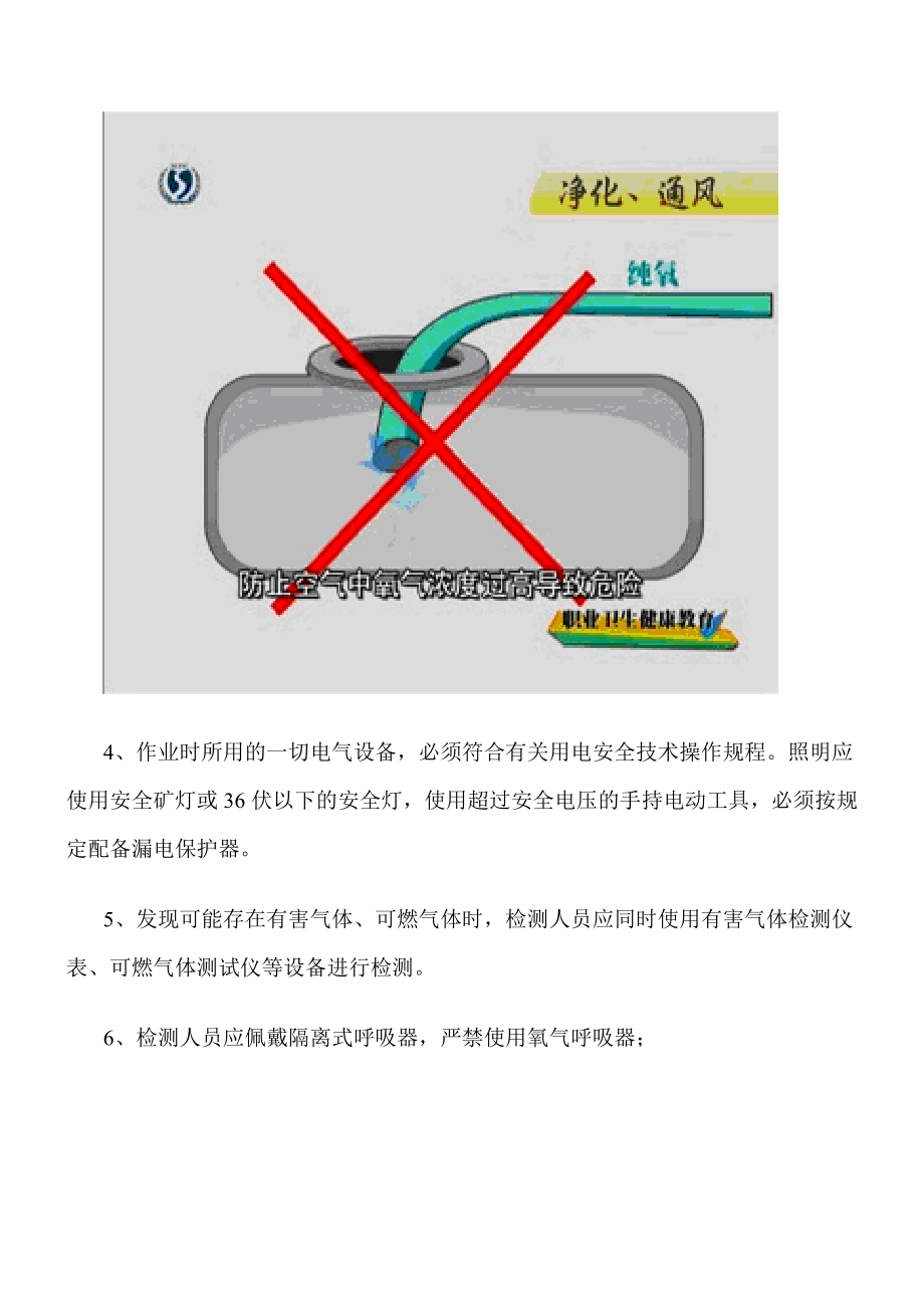 管理制度-有限空间作业安全操作规程 精品.docx_第3页