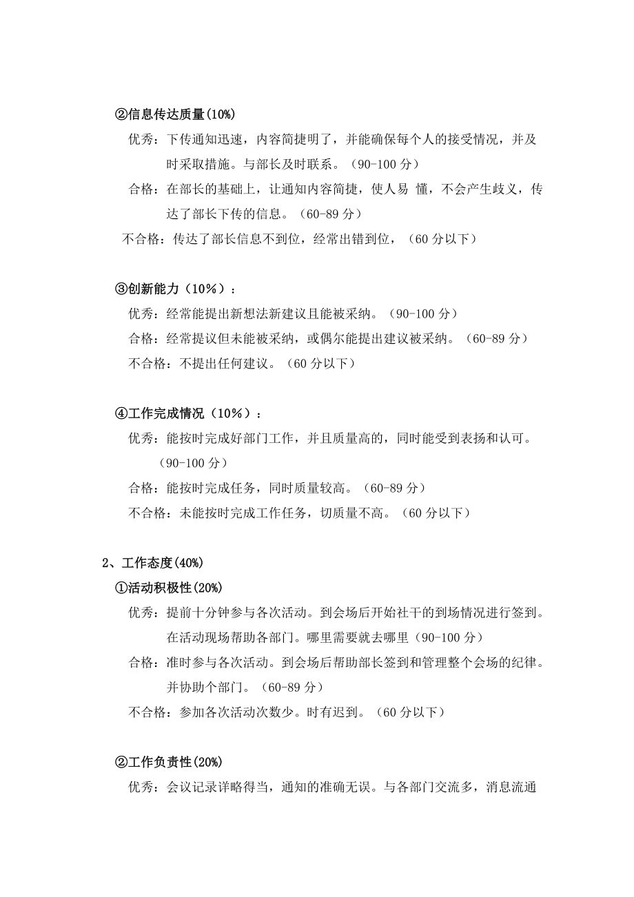 管理制度-吉首大学张家界学院青年志愿志协会干事考核制度 精品.doc_第3页