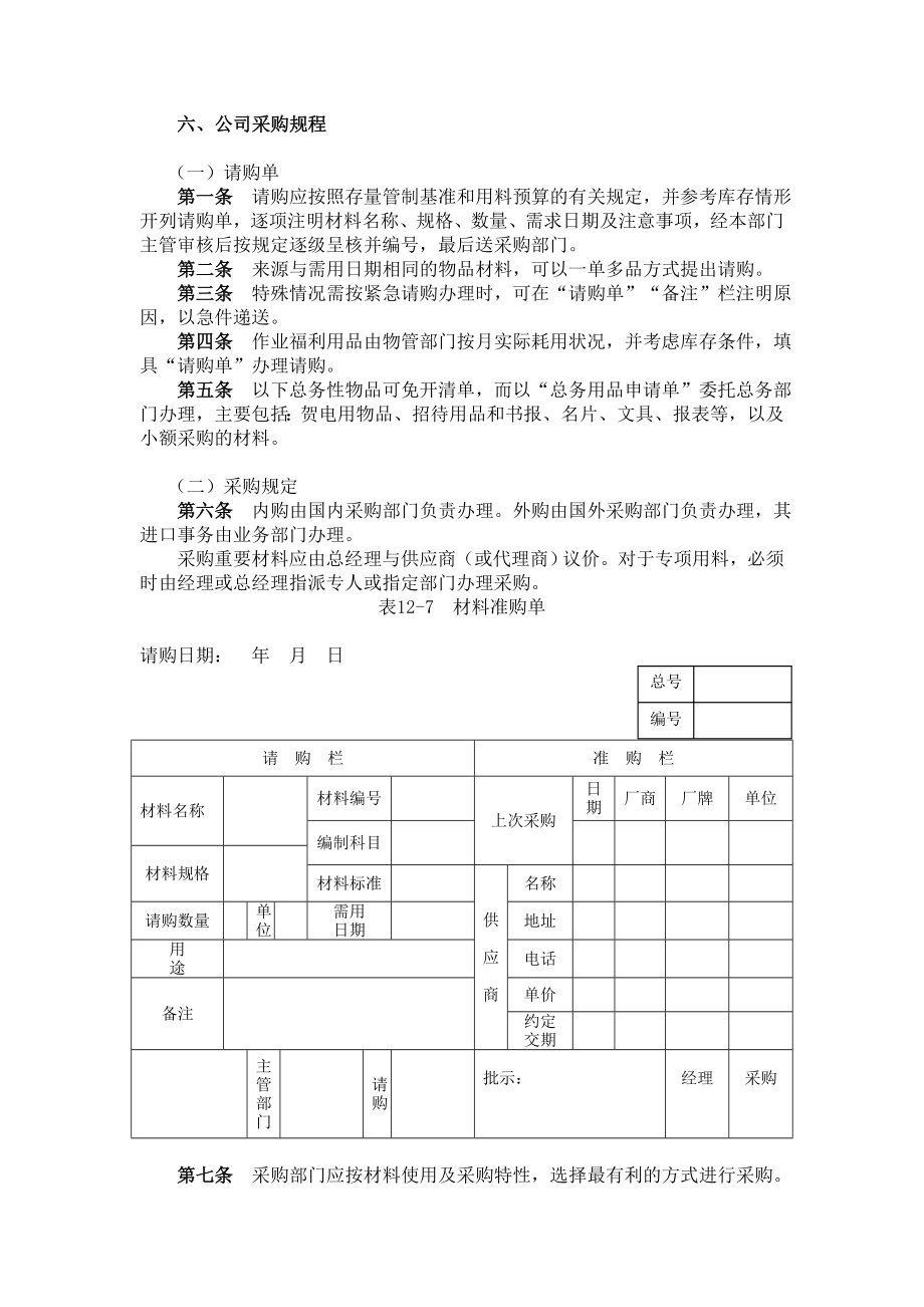 管理制度-公司采购规程 精品.doc_第1页