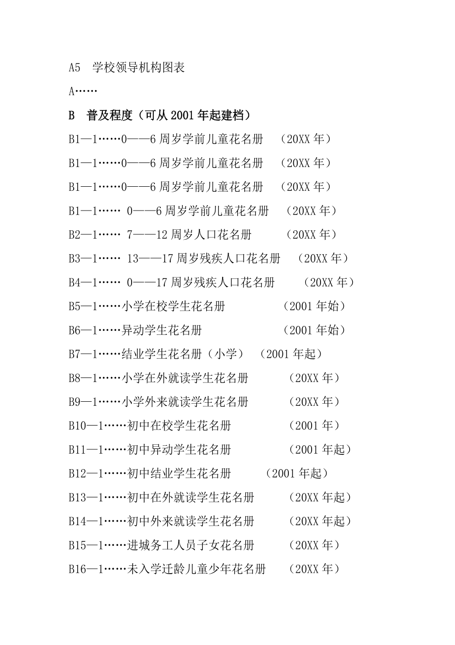 管理制度-会宁县学校档案建设规范要求 精品.doc_第3页