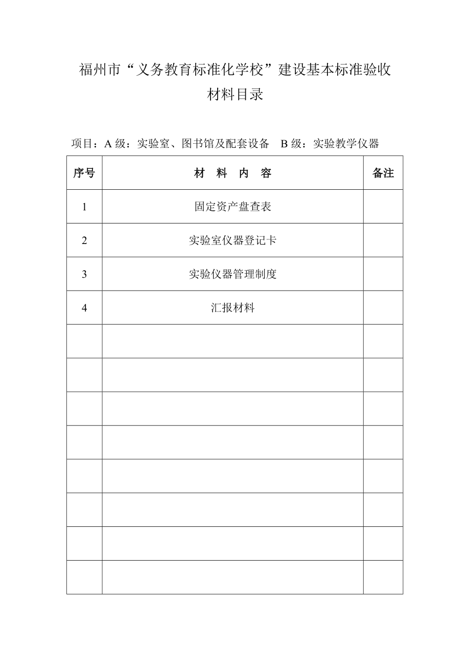 管理制度-义务教育标准化学校验收材料目录金印 精品.doc_第2页