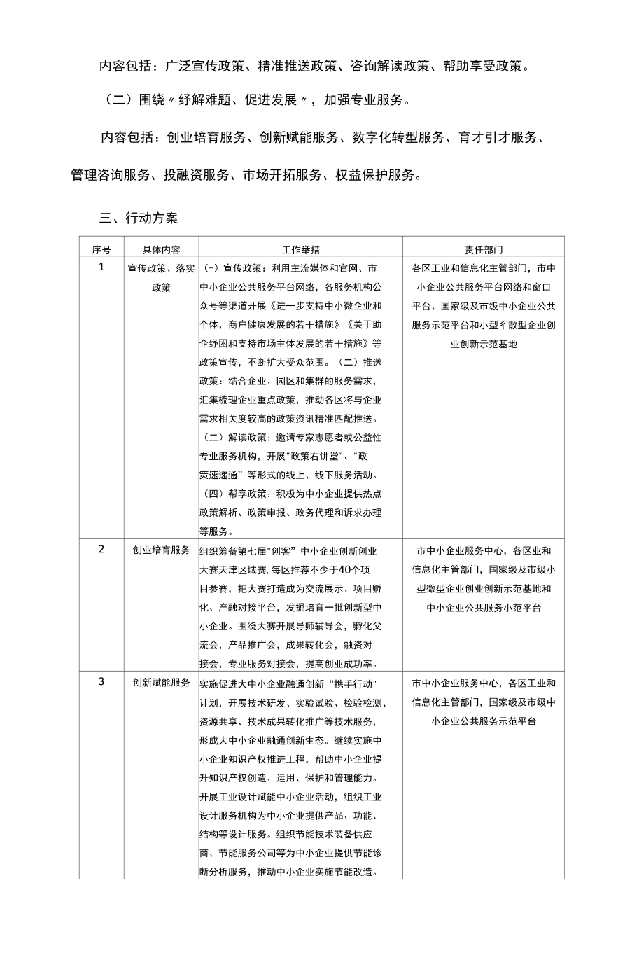 “一起益企”中小企业服务行动方案.docx_第2页