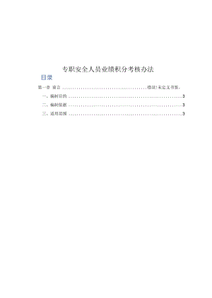 专职安全人员业绩积分考核办法6.19.docx