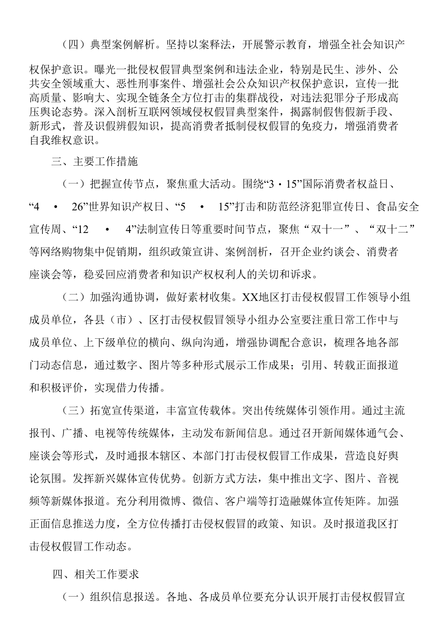 xx地区2022年打击侵权假冒宣传工作方案.docx_第2页