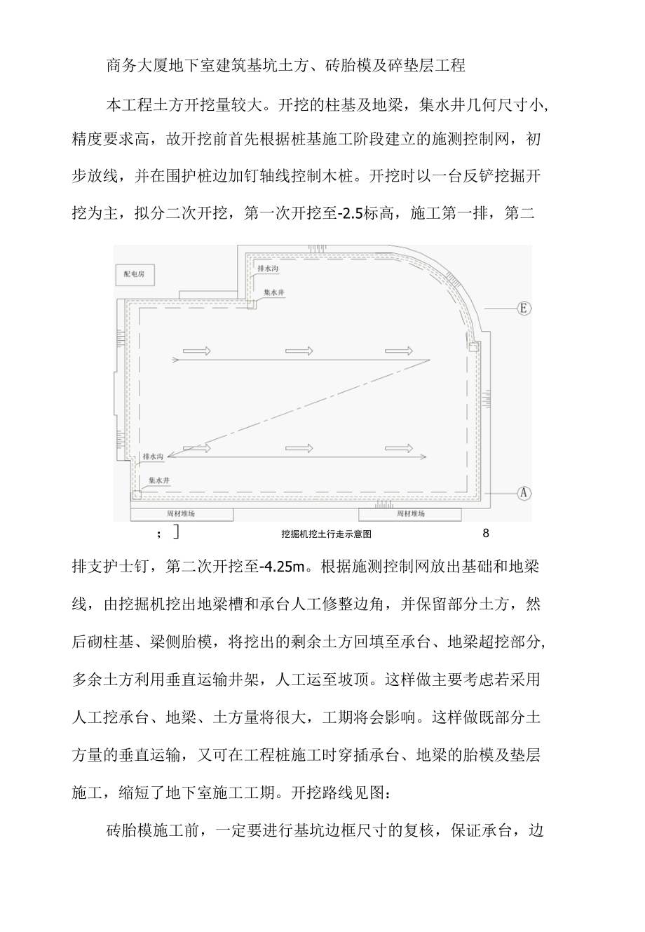 商务大厦地下室建筑基坑土方、砖胎模及砼垫层工程.docx_第1页