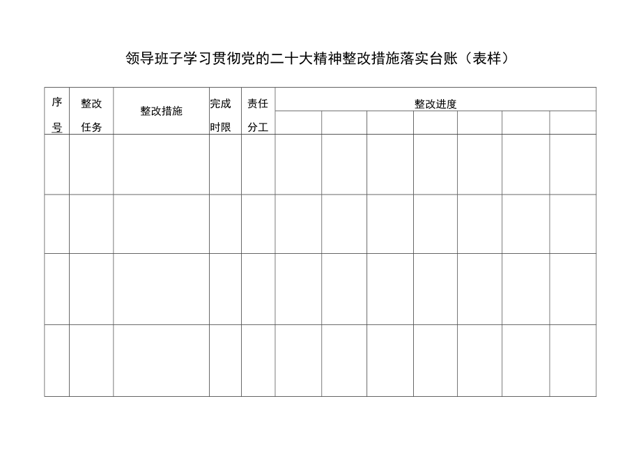 学习贯彻党的二十大精神整改落实台账.docx_第2页