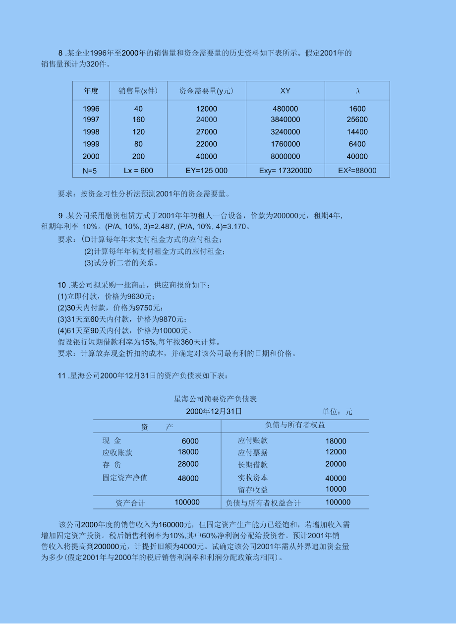 财务管理学习题及答案.docx_第2页