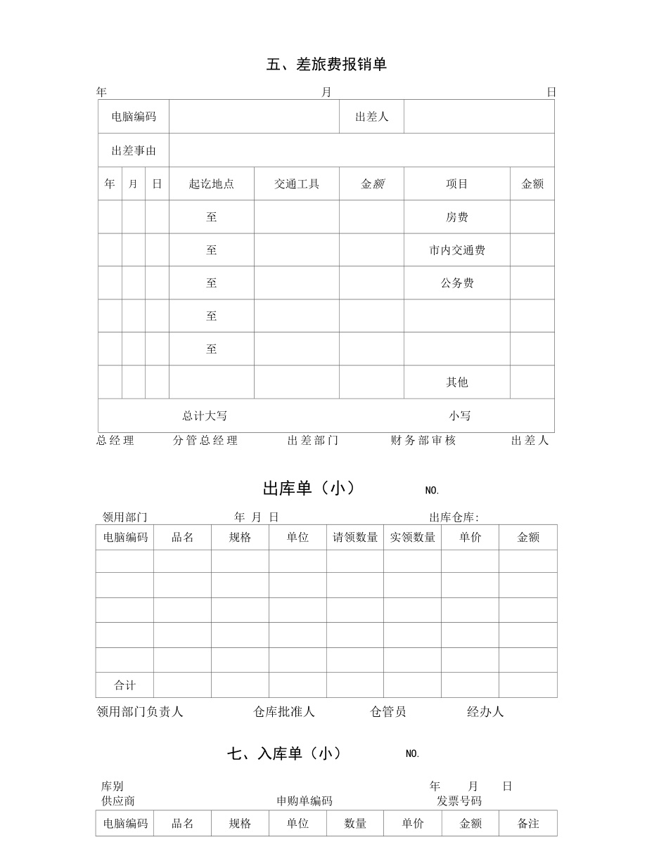 星级酒店用单据全套.docx_第3页