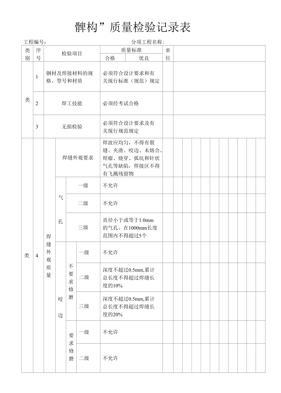 桥式起重机端梁焊接质量控制及检验文件.docx_第1页