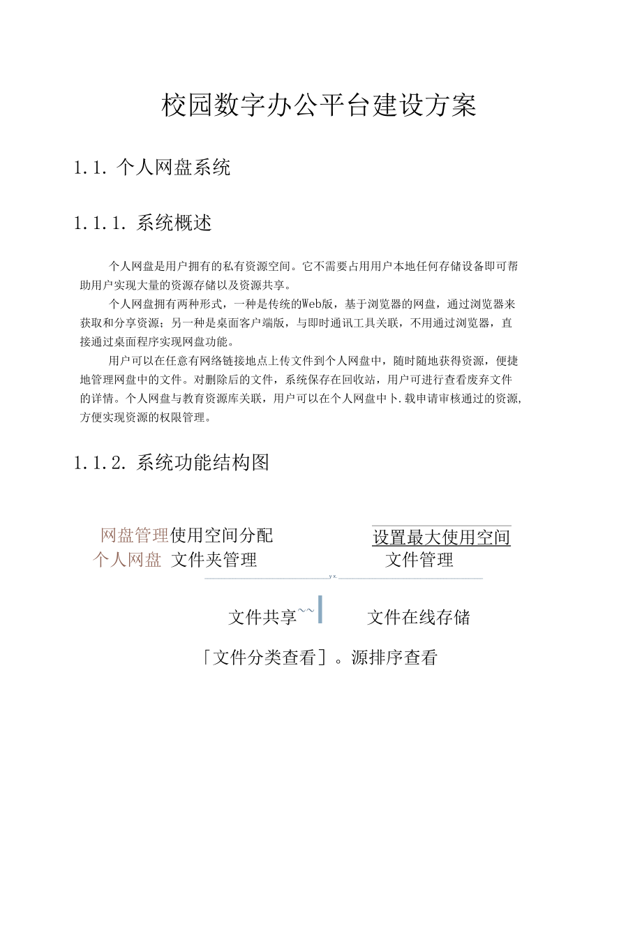 校园数字办公平台建设方案.docx_第1页