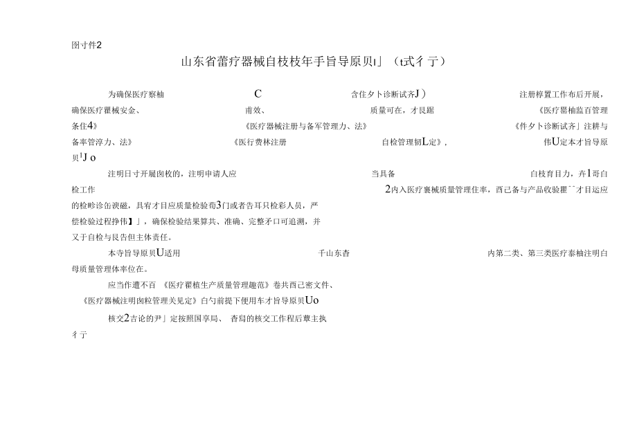 附件2：山东省医疗器械自检检查指导原则（试行）.docx_第1页