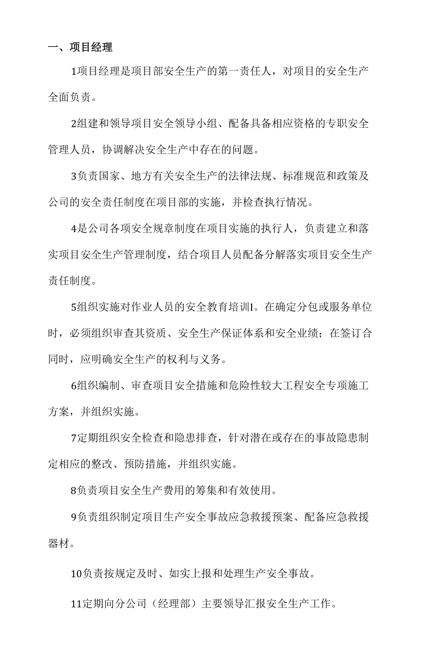 项目经理部各级人员的安全生产责任.docx_第2页