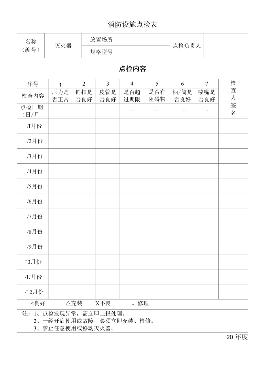 8、消防器材点检.docx_第1页