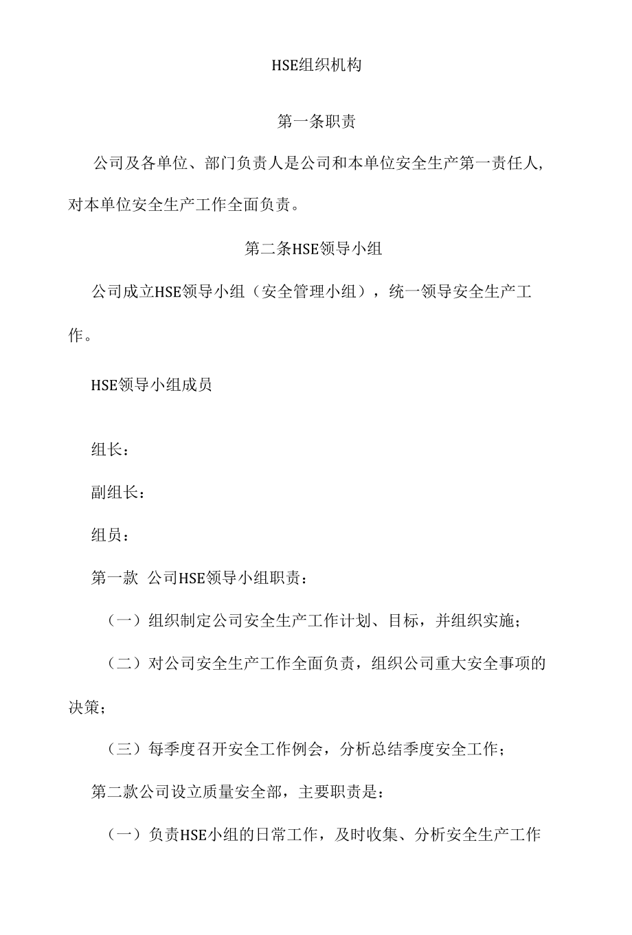 HSE管理机构及职责.docx_第2页