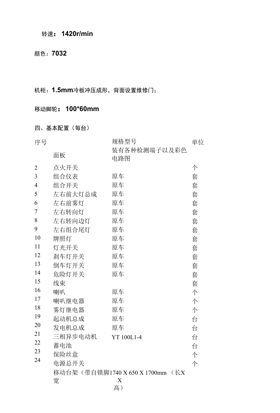 SG-DQ60 摩托车整机电器实训台.docx_第3页