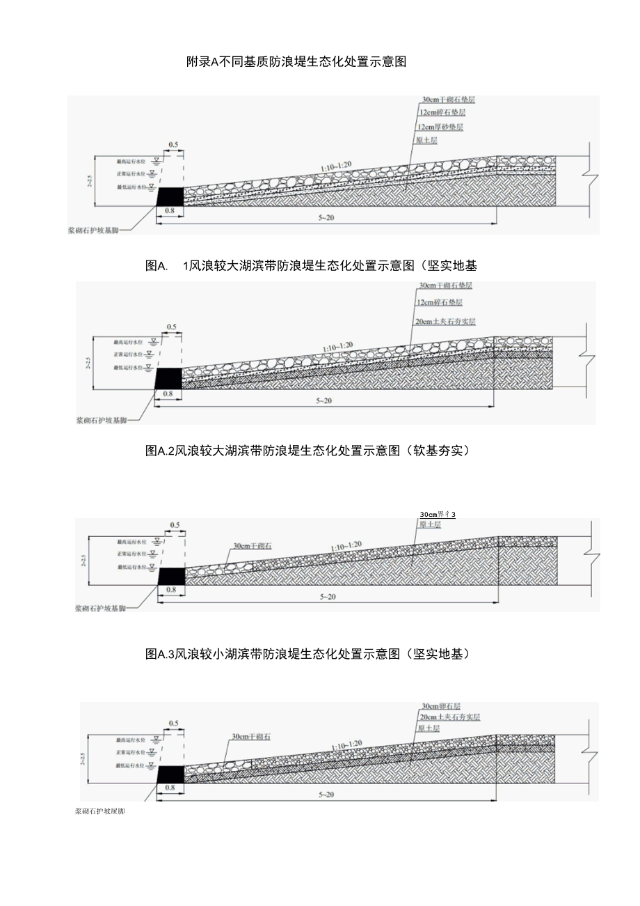 不同基质防浪堤生态化处置示意图.docx_第1页