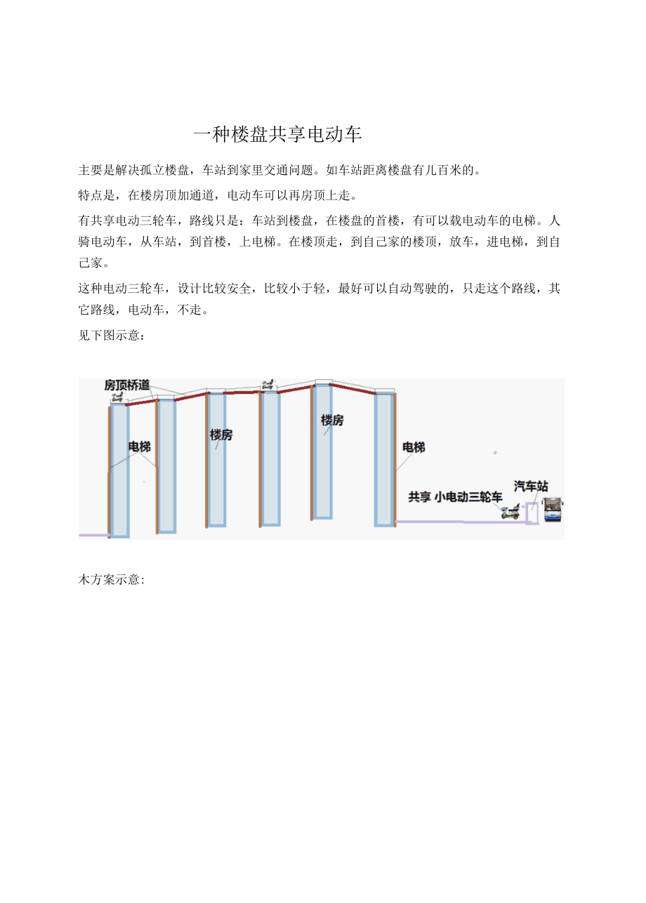 一种楼盘共享电动车.docx_第1页