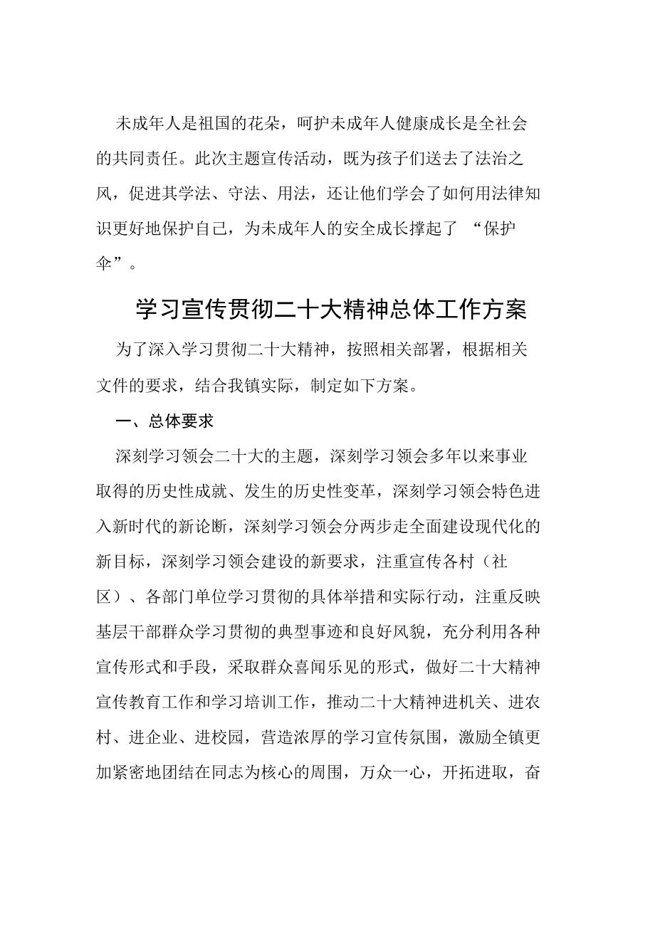 乡镇二十大生产消防安全保卫工作方案等范文十篇大全.docx_第3页