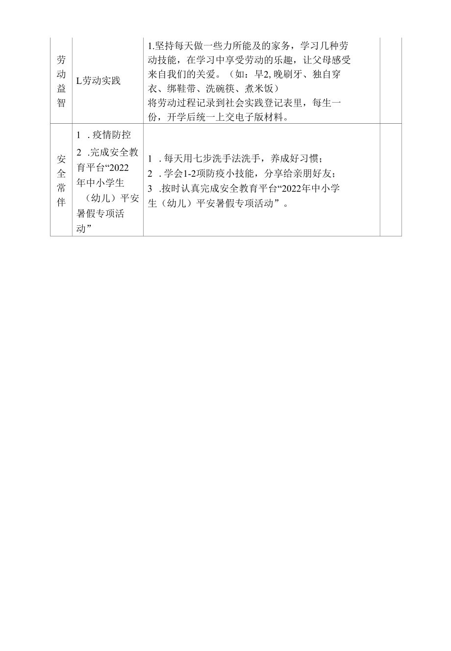 双减背景下一二年级暑假学习实践活动作业.docx_第2页