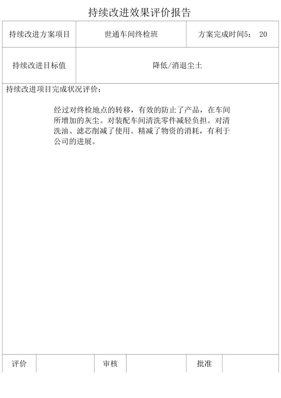 改进计划效果评价报告.docx_第1页